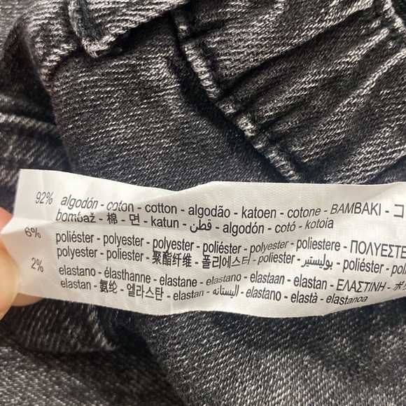 ZARA Black Wash Denim Jeans - Picture 5 of 7